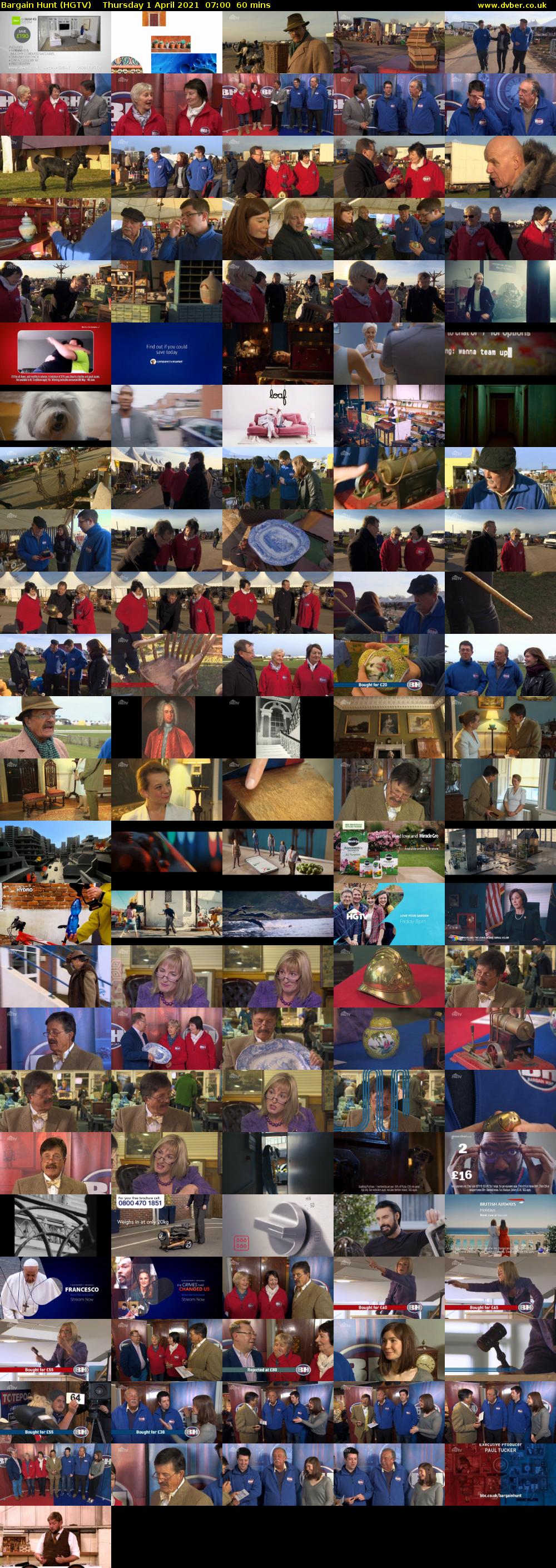 Bargain Hunt (HGTV) Thursday 1 April 2021 07:00 - 08:00