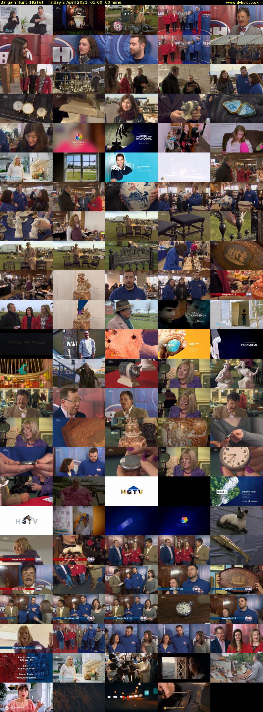 Bargain Hunt (HGTV) Friday 2 April 2021 01:00 - 02:00