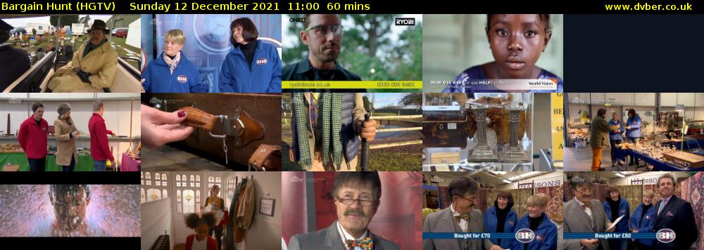 Bargain Hunt (HGTV) Sunday 12 December 2021 11:00 - 12:00