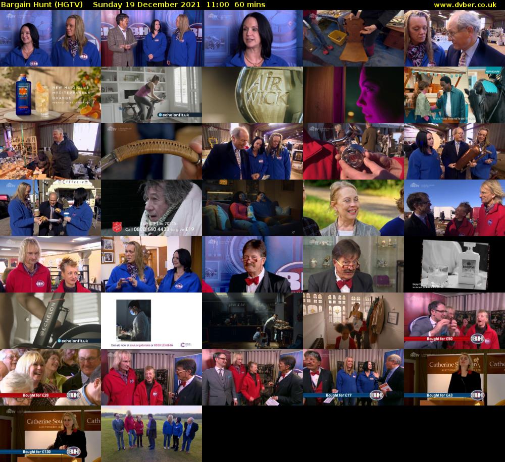 Bargain Hunt (HGTV) Sunday 19 December 2021 11:00 - 12:00