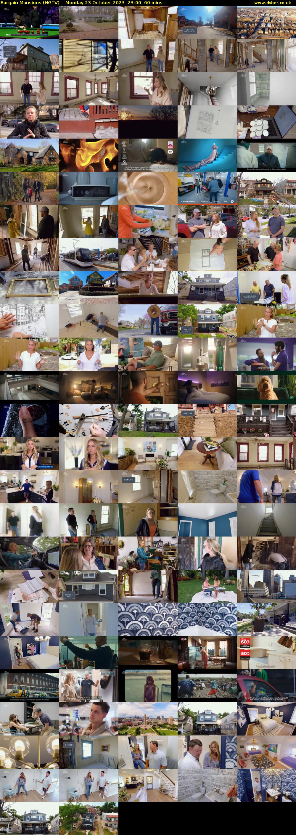 Bargain Mansions (HGTV) Monday 23 October 2023 23:00 - 00:00