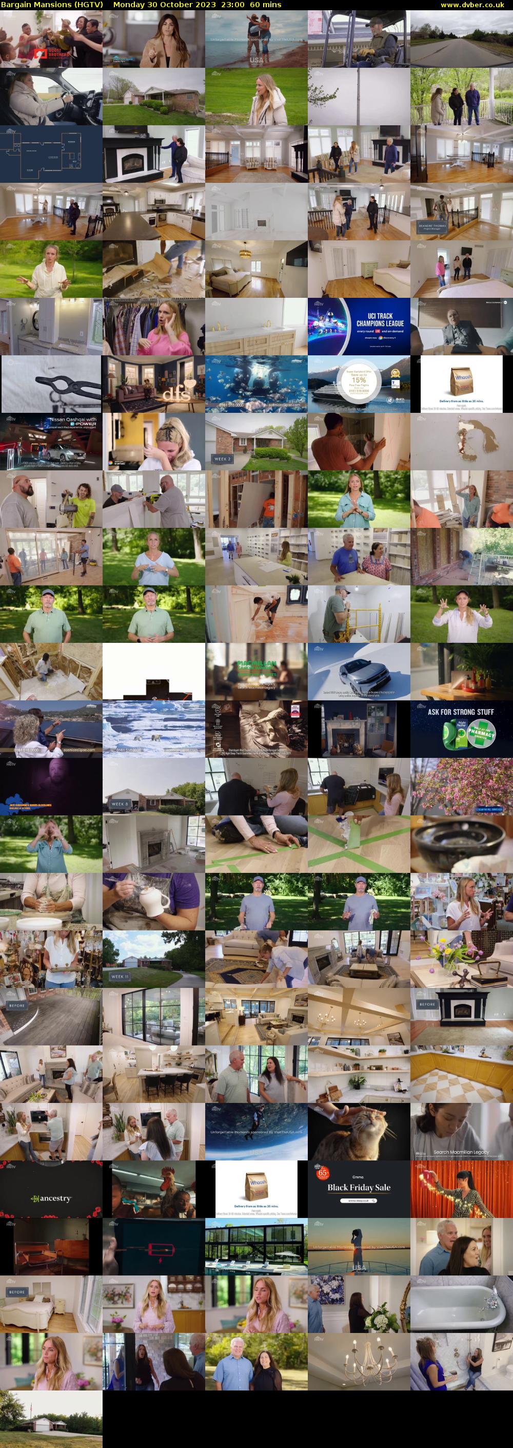 Bargain Mansions (HGTV) Monday 30 October 2023 23:00 - 00:00