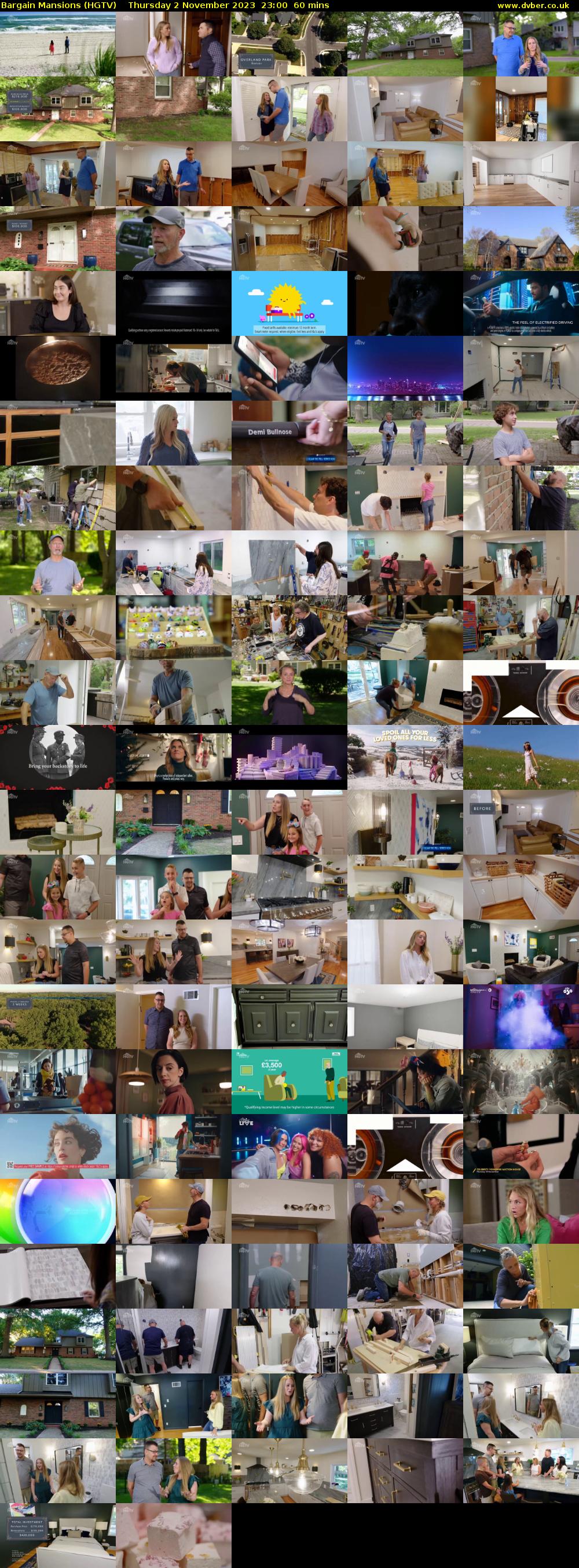 Bargain Mansions (HGTV) Thursday 2 November 2023 23:00 - 00:00