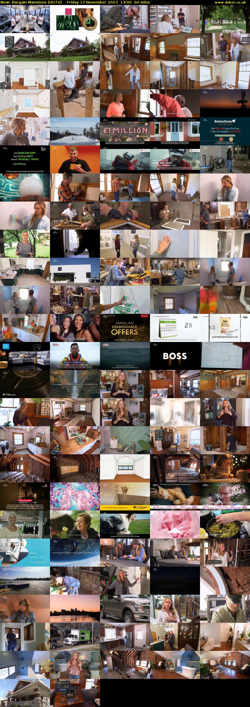 Bargain Mansions (HGTV) Friday 17 November 2023 13:00 - 14:00