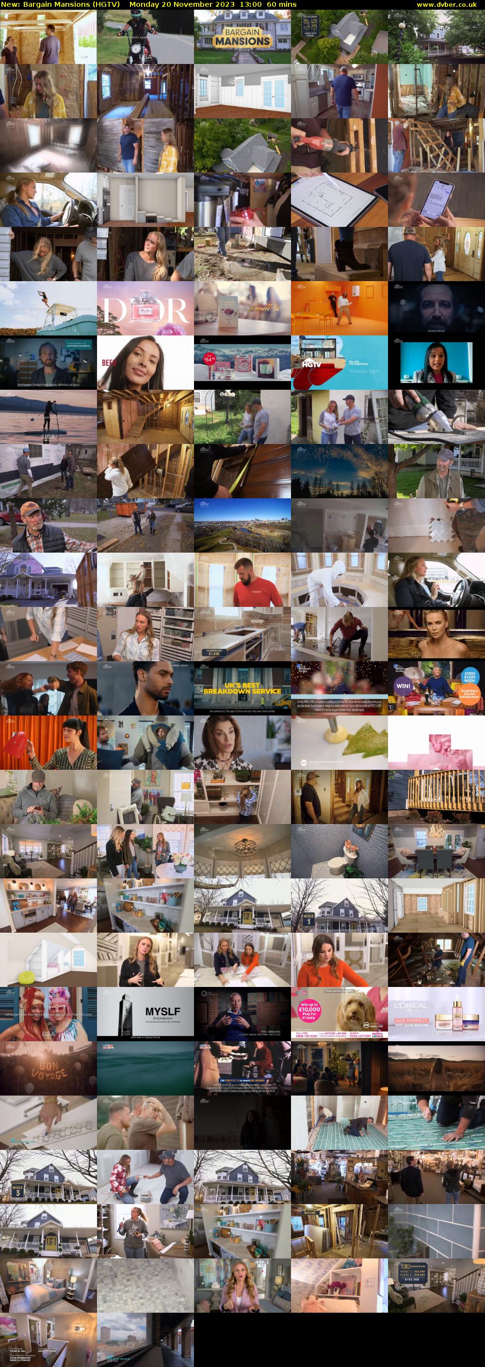 Bargain Mansions (HGTV) Monday 20 November 2023 13:00 - 14:00