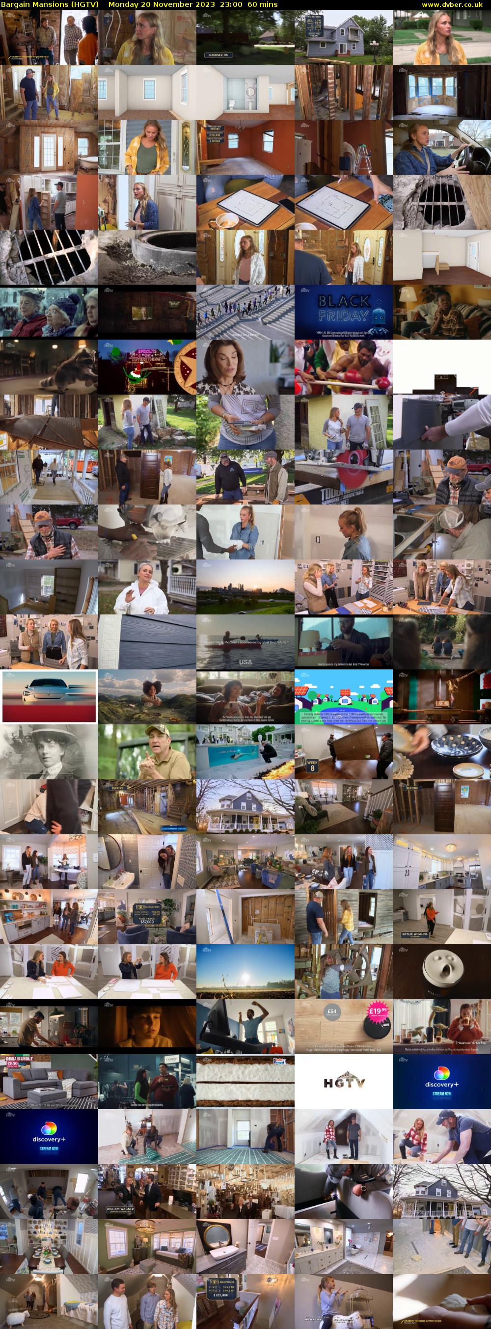 Bargain Mansions (HGTV) Monday 20 November 2023 23:00 - 00:00
