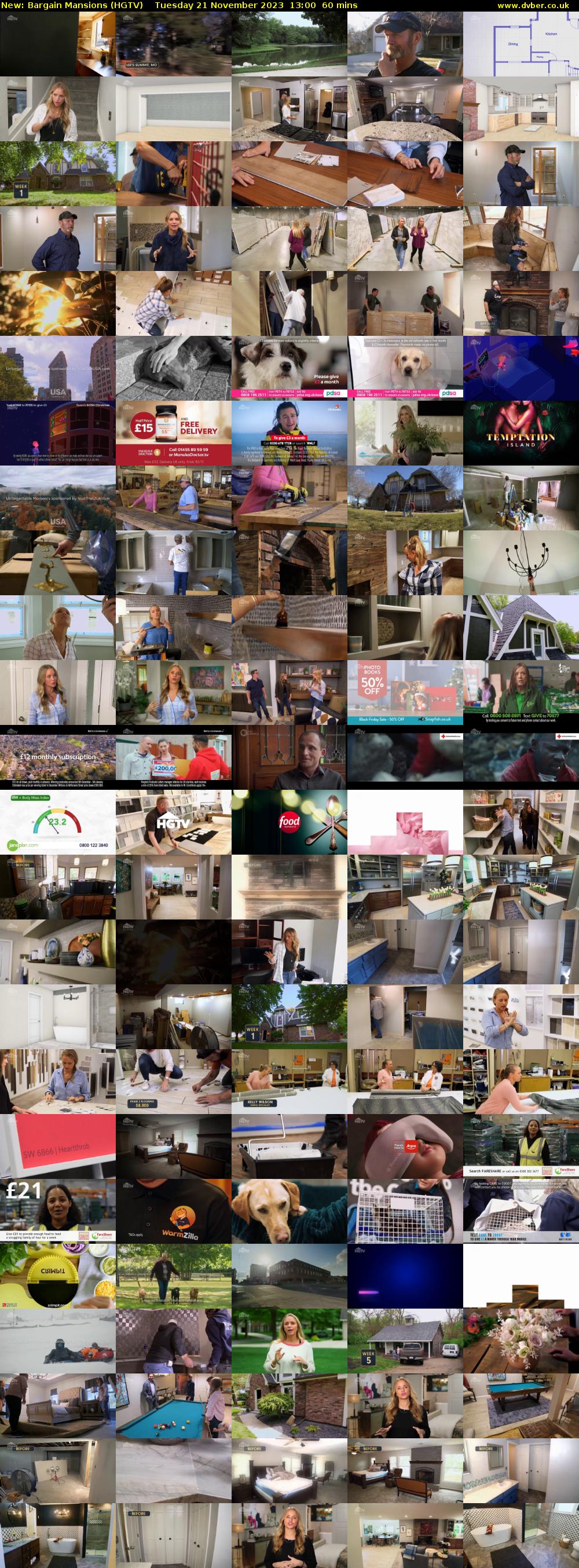 Bargain Mansions (HGTV) Tuesday 21 November 2023 13:00 - 14:00