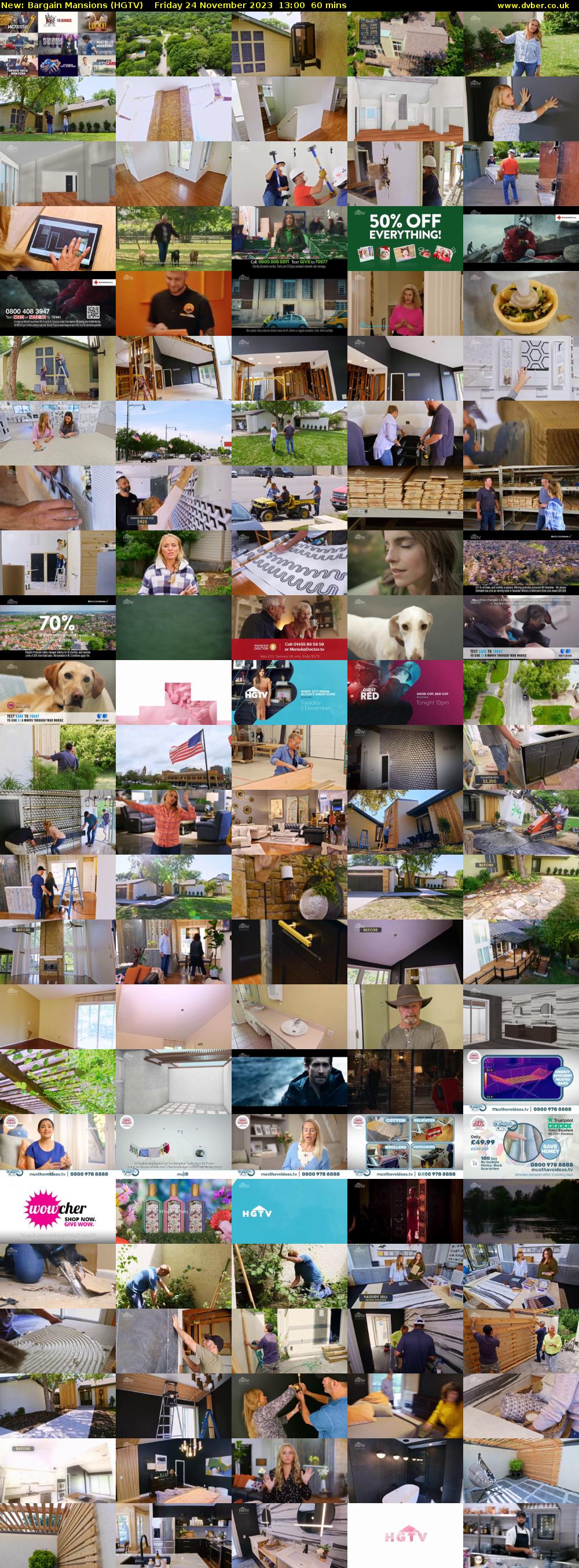 Bargain Mansions (HGTV) Friday 24 November 2023 13:00 - 14:00