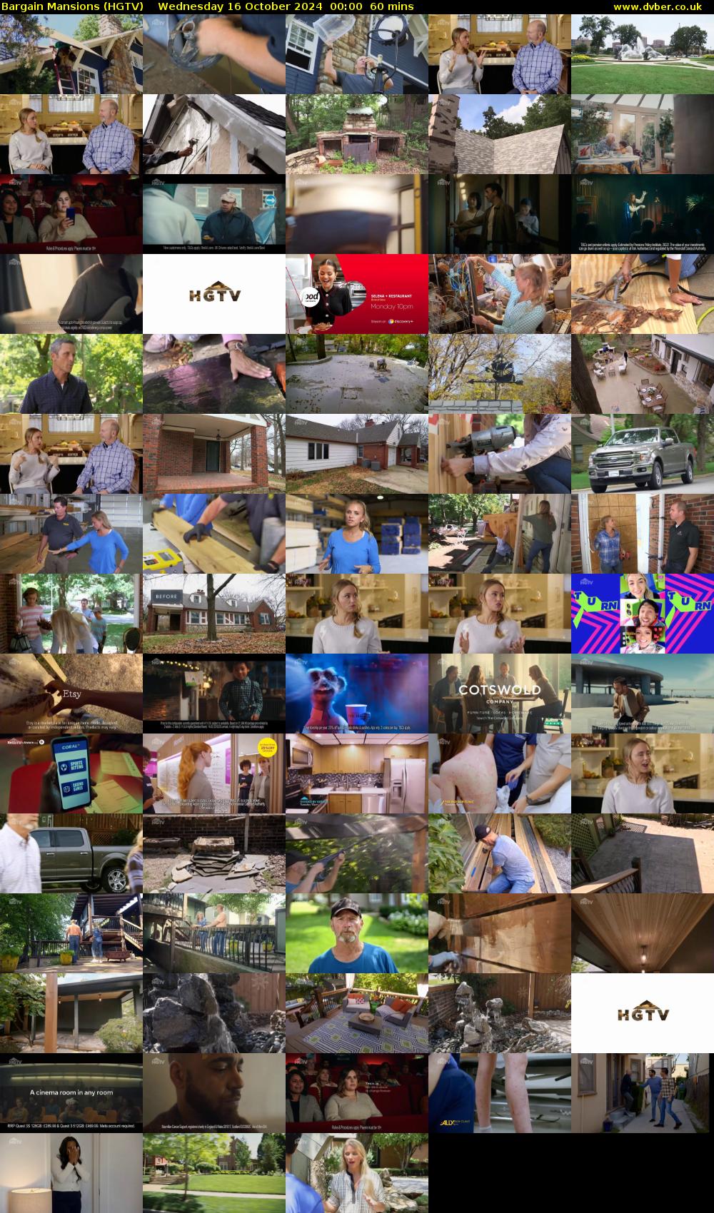 Bargain Mansions (HGTV) Wednesday 16 October 2024 00:00 - 01:00
