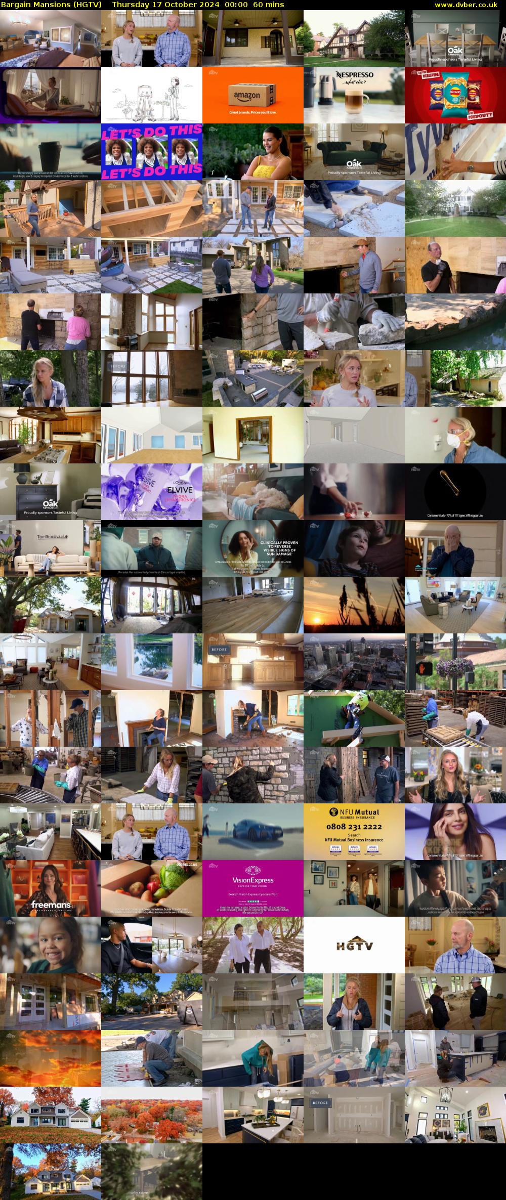 Bargain Mansions (HGTV) Thursday 17 October 2024 00:00 - 01:00
