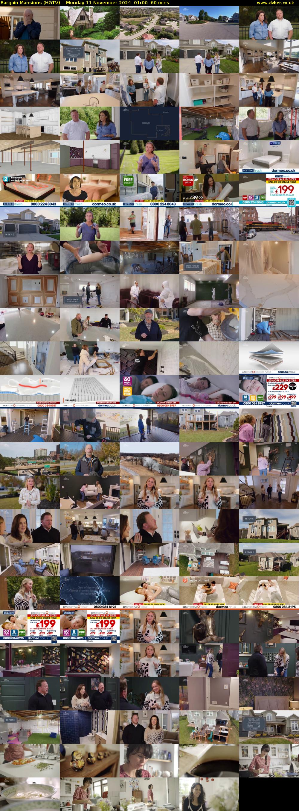 Bargain Mansions (HGTV) Monday 11 November 2024 01:00 - 02:00