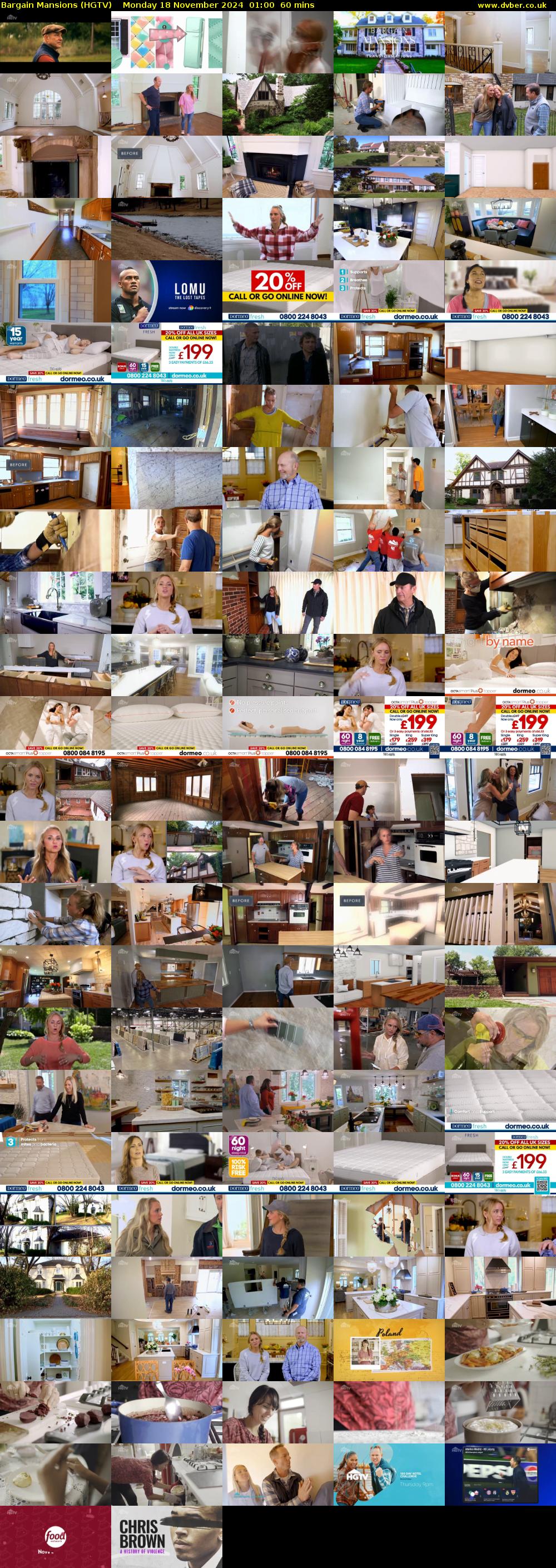 Bargain Mansions (HGTV) Monday 18 November 2024 01:00 - 02:00