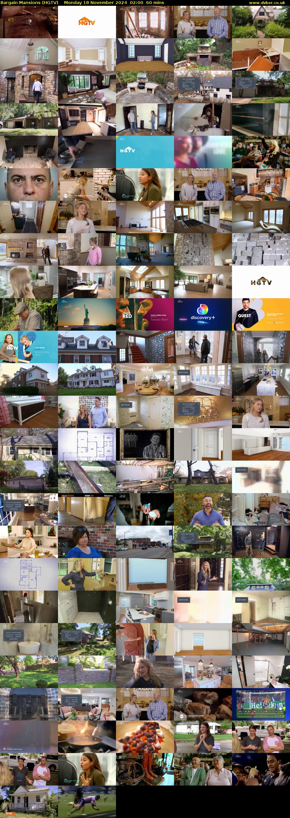 Bargain Mansions (HGTV) Monday 18 November 2024 02:00 - 03:00