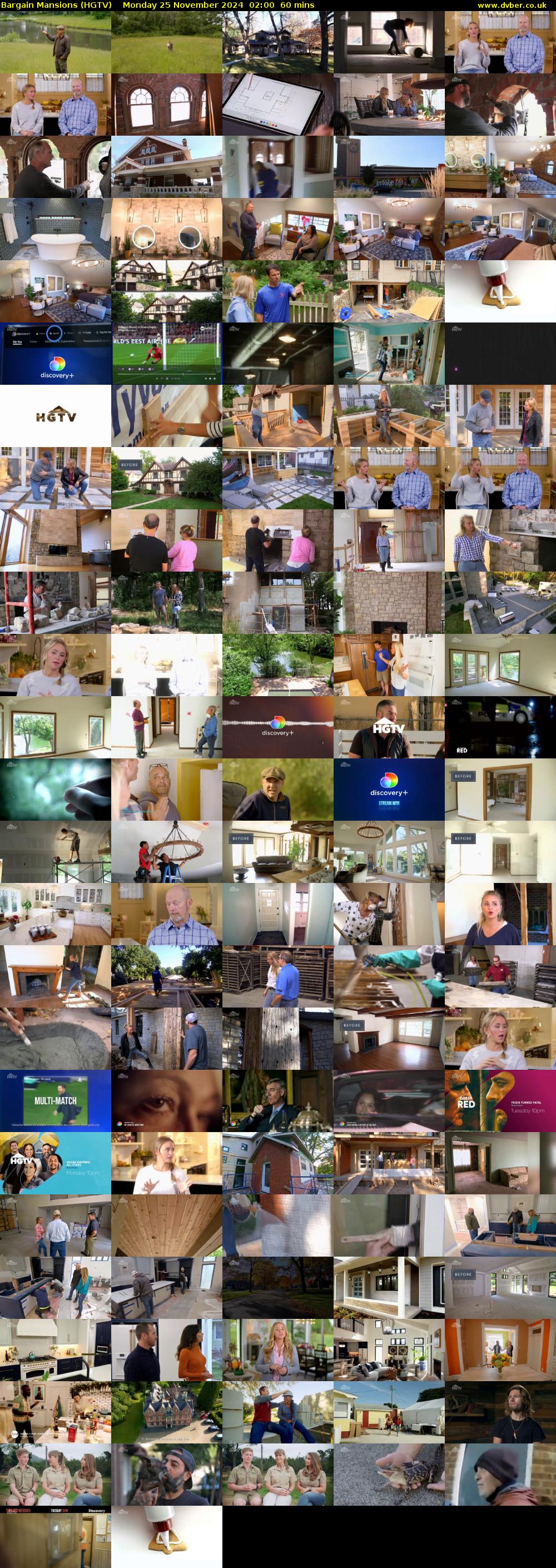 Bargain Mansions (HGTV) Monday 25 November 2024 02:00 - 03:00
