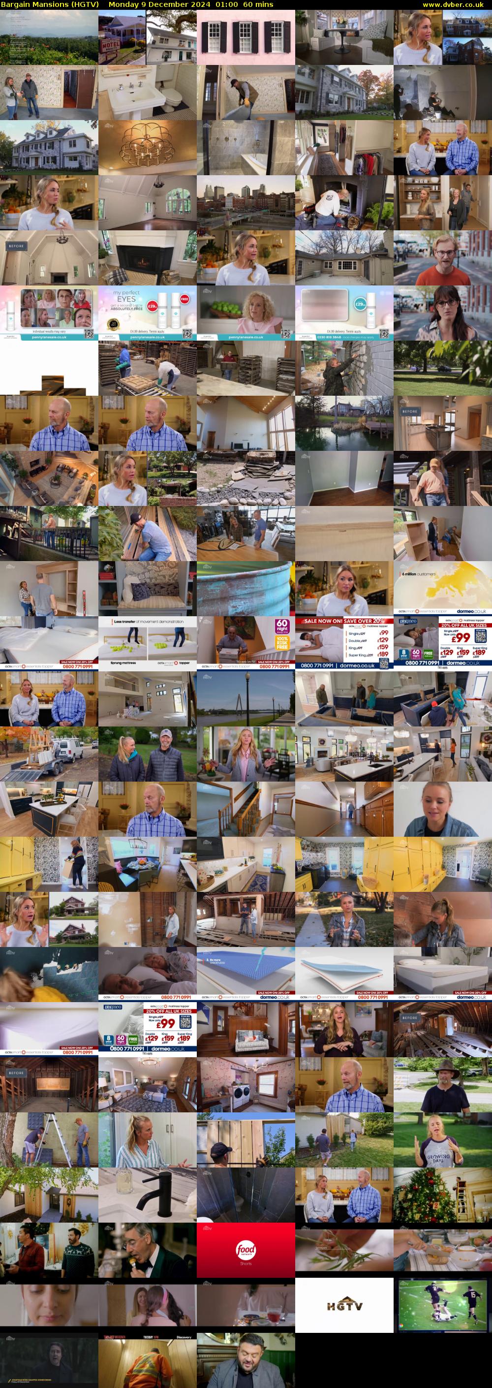 Bargain Mansions (HGTV) Monday 9 December 2024 01:00 - 02:00
