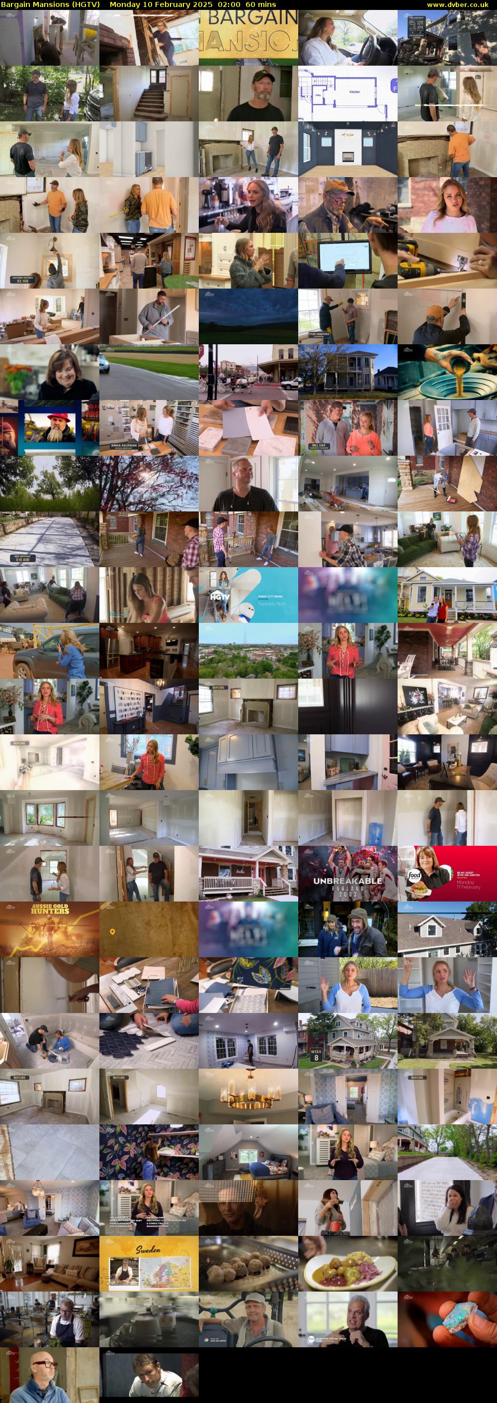 Bargain Mansions (HGTV) Monday 10 February 2025 02:00 - 03:00