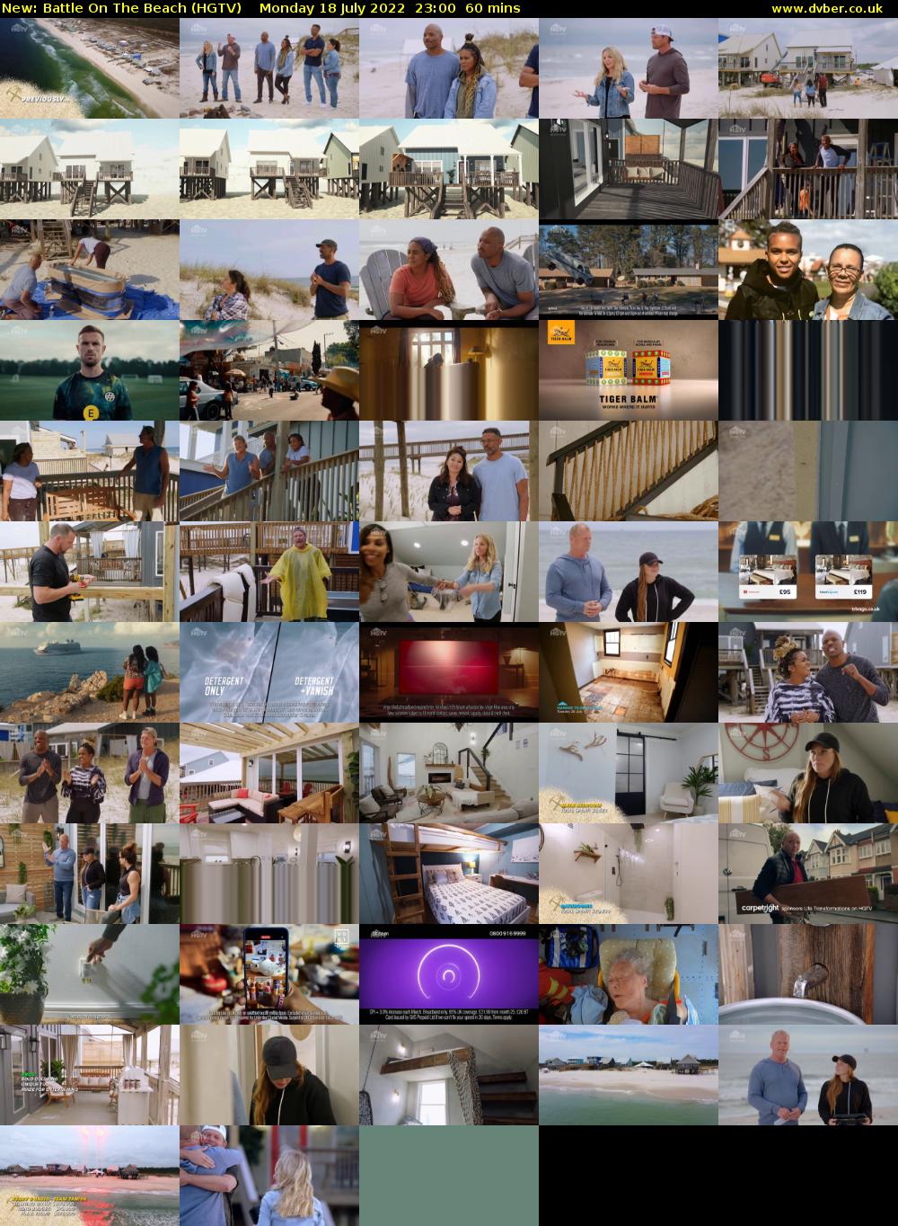 Battle On The Beach (HGTV) Monday 18 July 2022 23:00 - 00:00