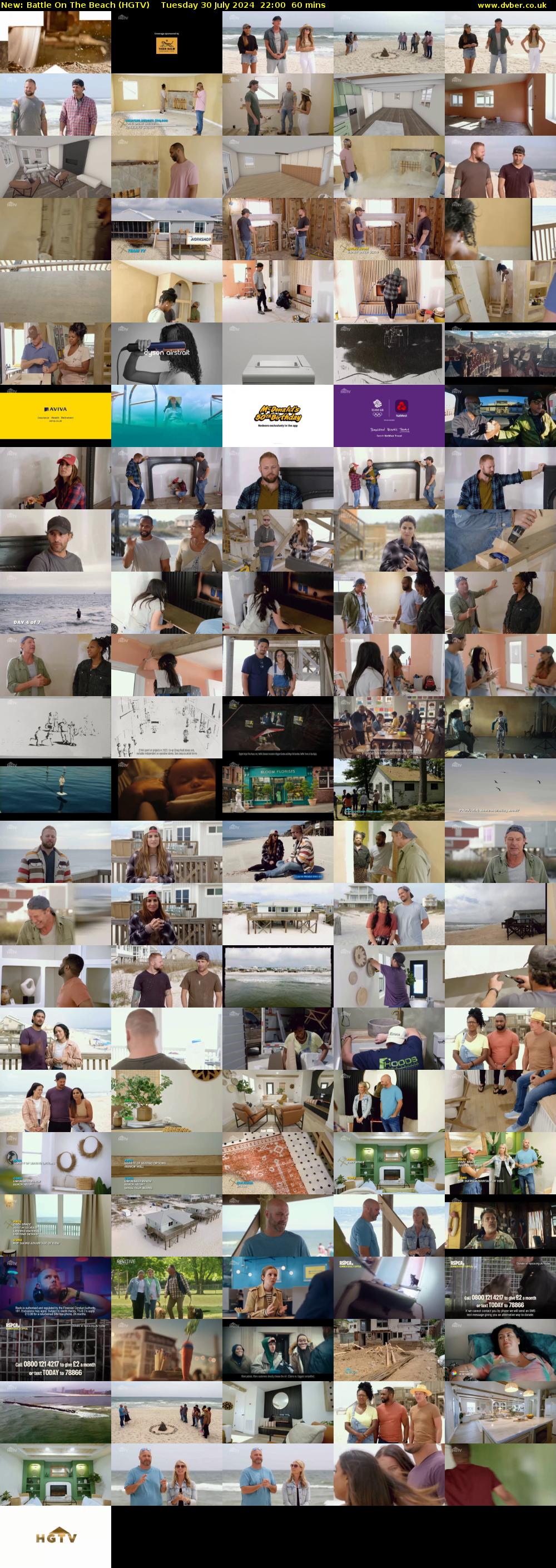 Battle On The Beach (HGTV) Tuesday 30 July 2024 22:00 - 23:00