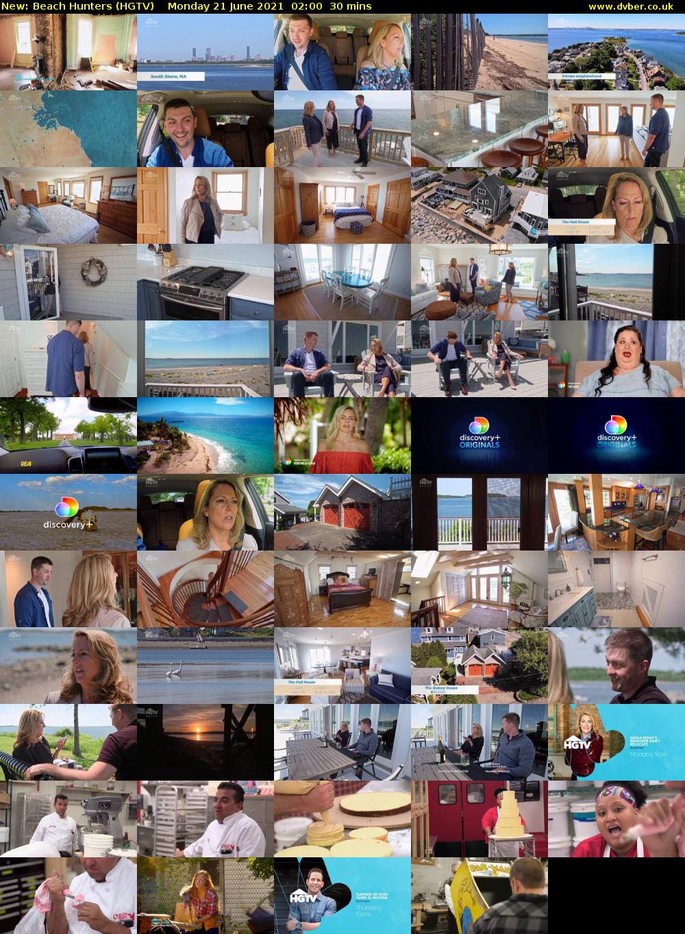 Beach Hunters (HGTV) Monday 21 June 2021 02:00 - 02:30
