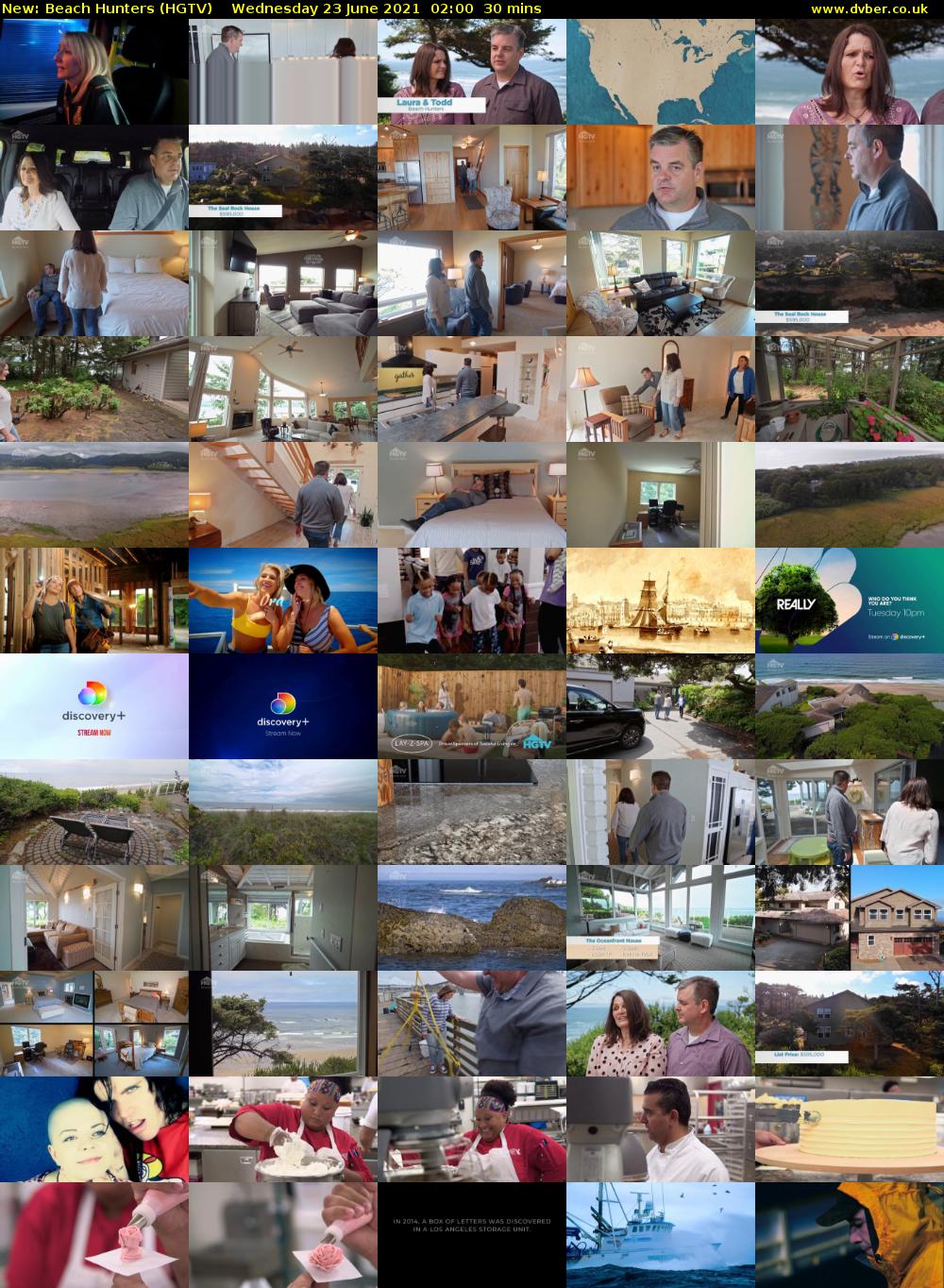 Beach Hunters (HGTV) Wednesday 23 June 2021 02:00 - 02:30