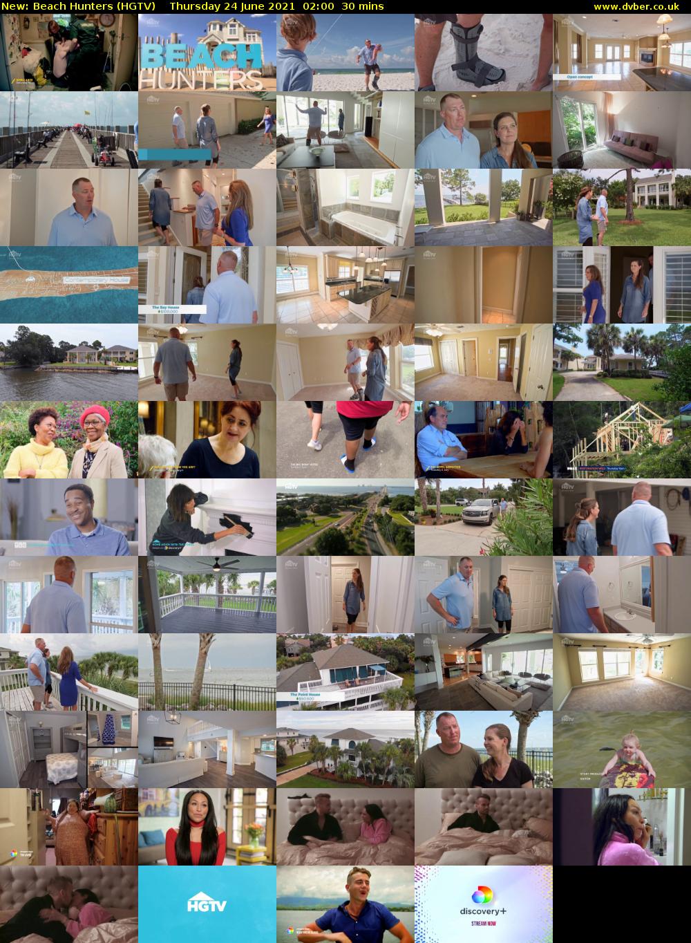 Beach Hunters (HGTV) Thursday 24 June 2021 02:00 - 02:30