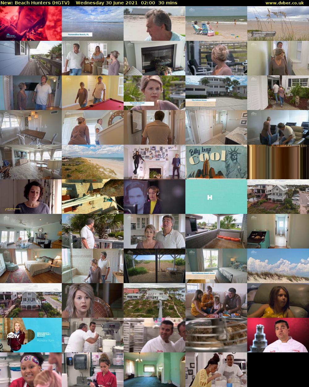 Beach Hunters (HGTV) Wednesday 30 June 2021 02:00 - 02:30