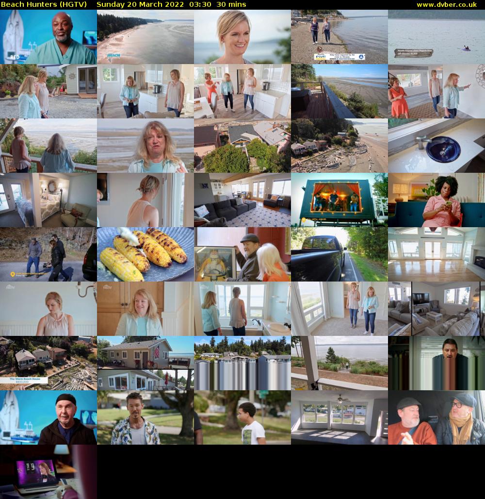 Beach Hunters (HGTV) Sunday 20 March 2022 03:30 - 04:00