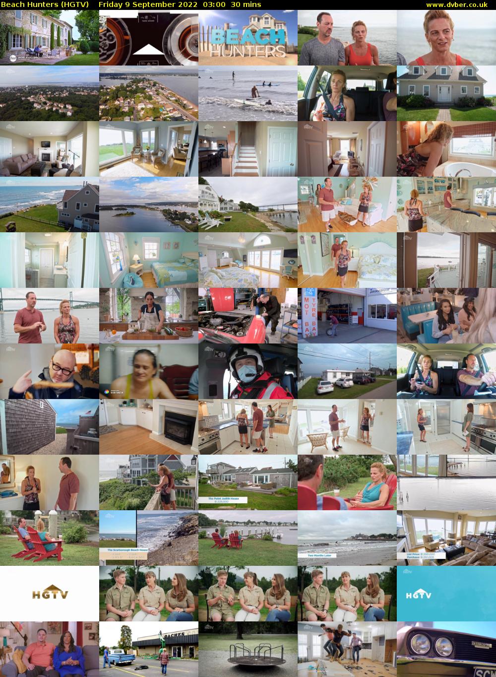 Beach Hunters (HGTV) Friday 9 September 2022 03:00 - 03:30