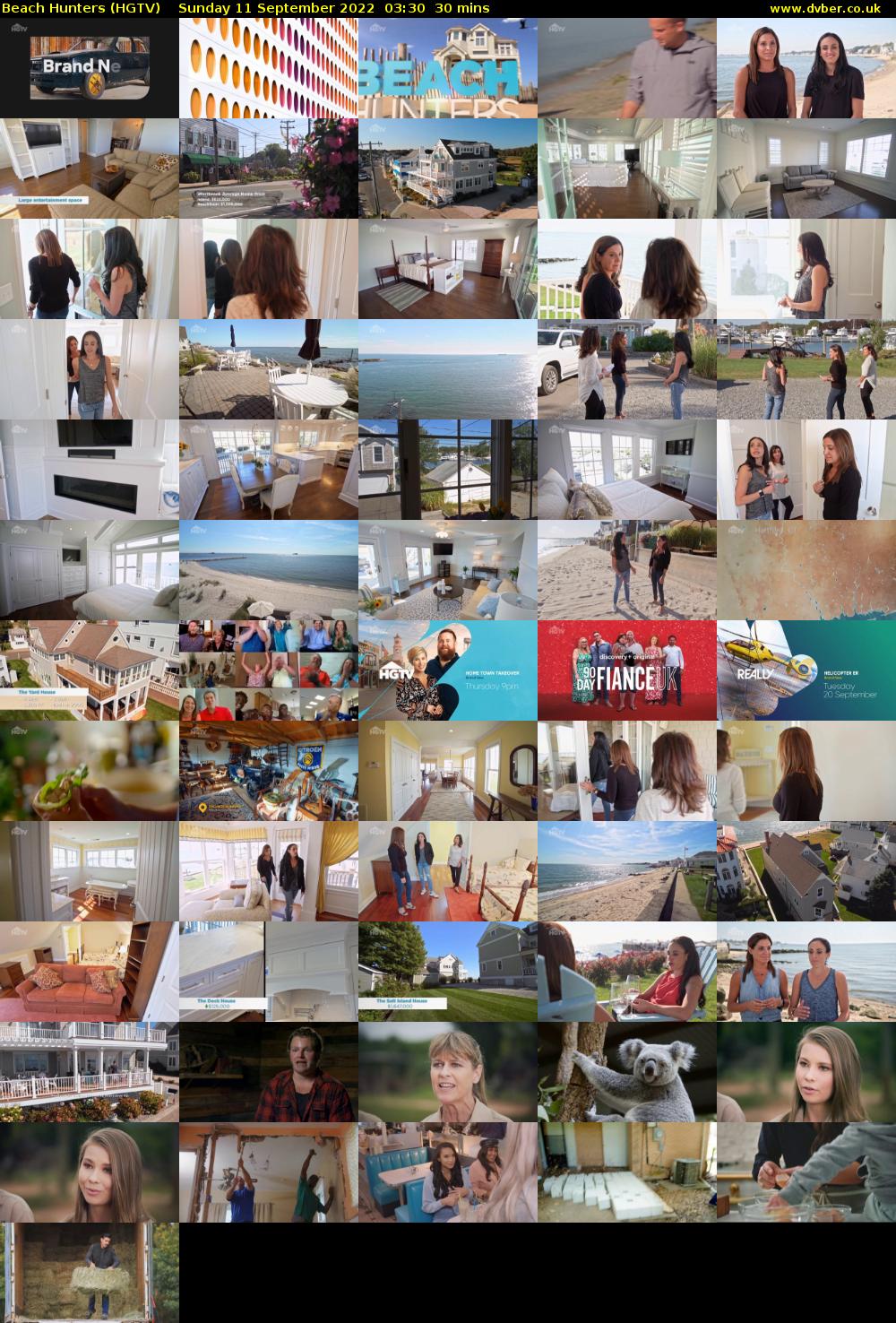 Beach Hunters (HGTV) Sunday 11 September 2022 03:30 - 04:00