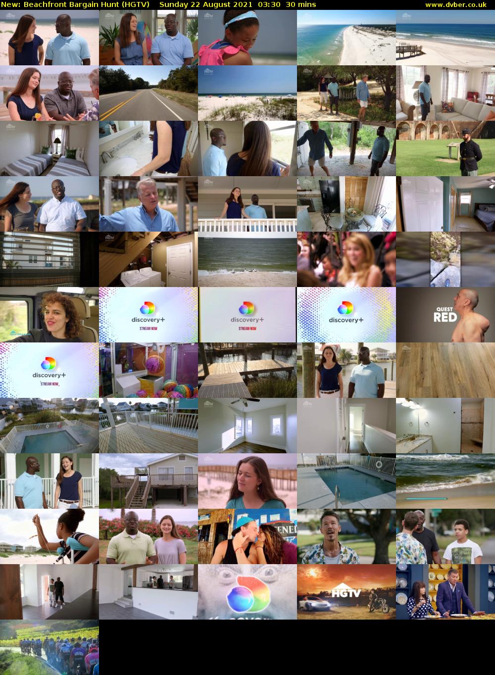Beachfront Bargain Hunt (HGTV) Sunday 22 August 2021 03:30 - 04:00