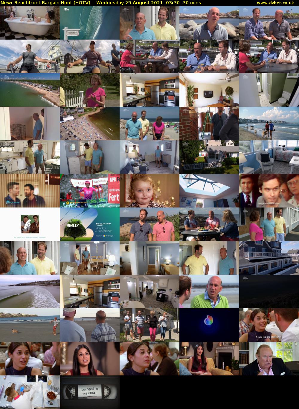 Beachfront Bargain Hunt (HGTV) Wednesday 25 August 2021 03:30 - 04:00