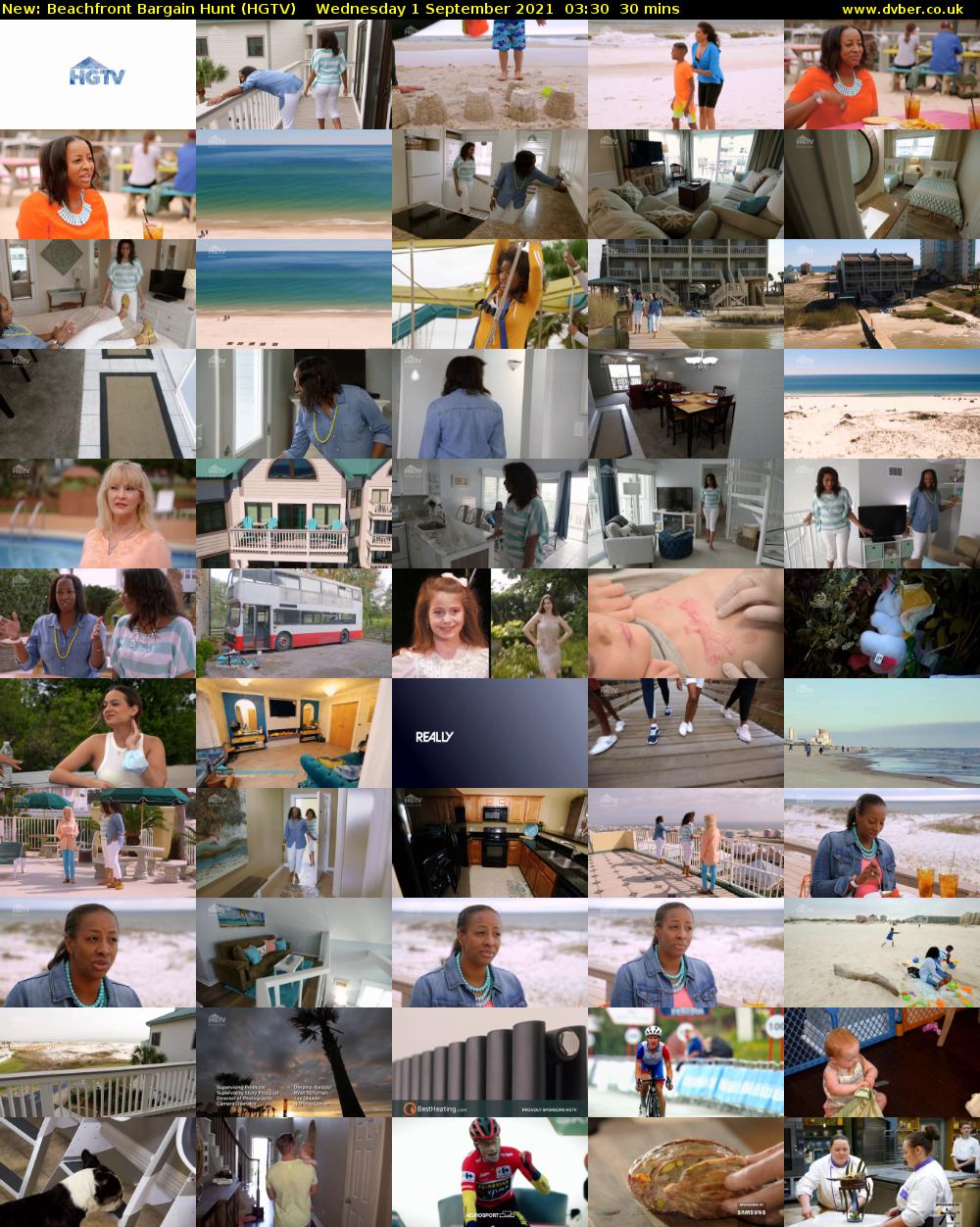 Beachfront Bargain Hunt (HGTV) Wednesday 1 September 2021 03:30 - 04:00