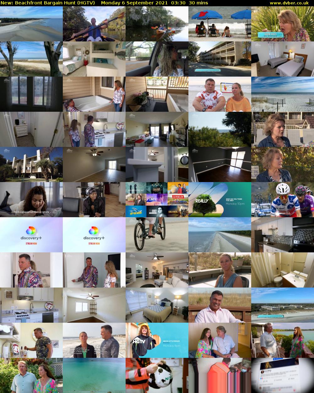 Beachfront Bargain Hunt (HGTV) Monday 6 September 2021 03:30 - 04:00