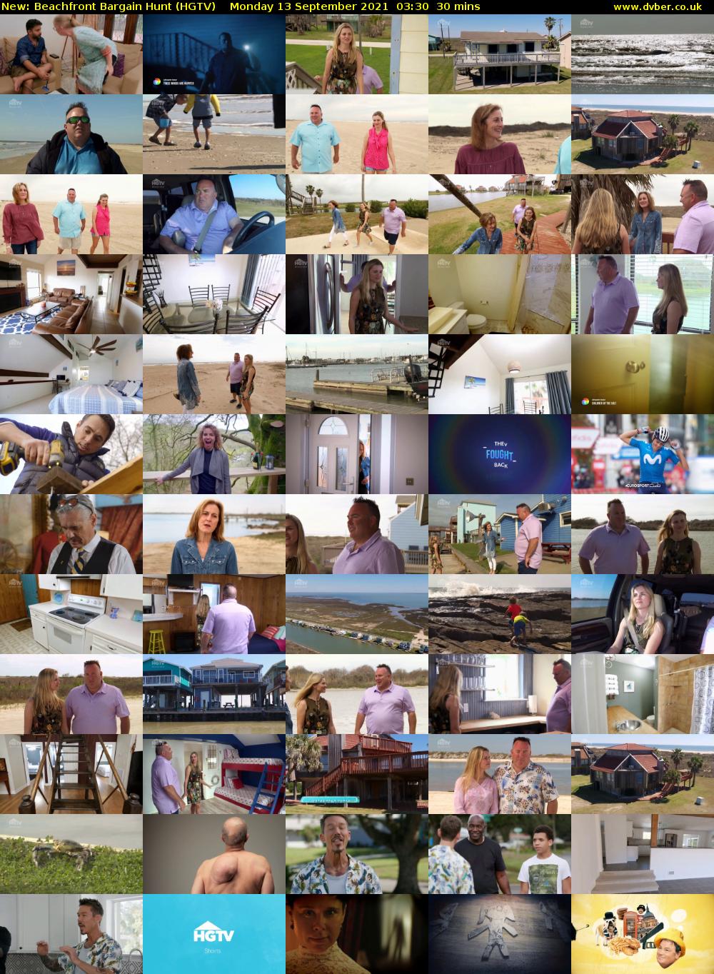Beachfront Bargain Hunt (HGTV) Monday 13 September 2021 03:30 - 04:00