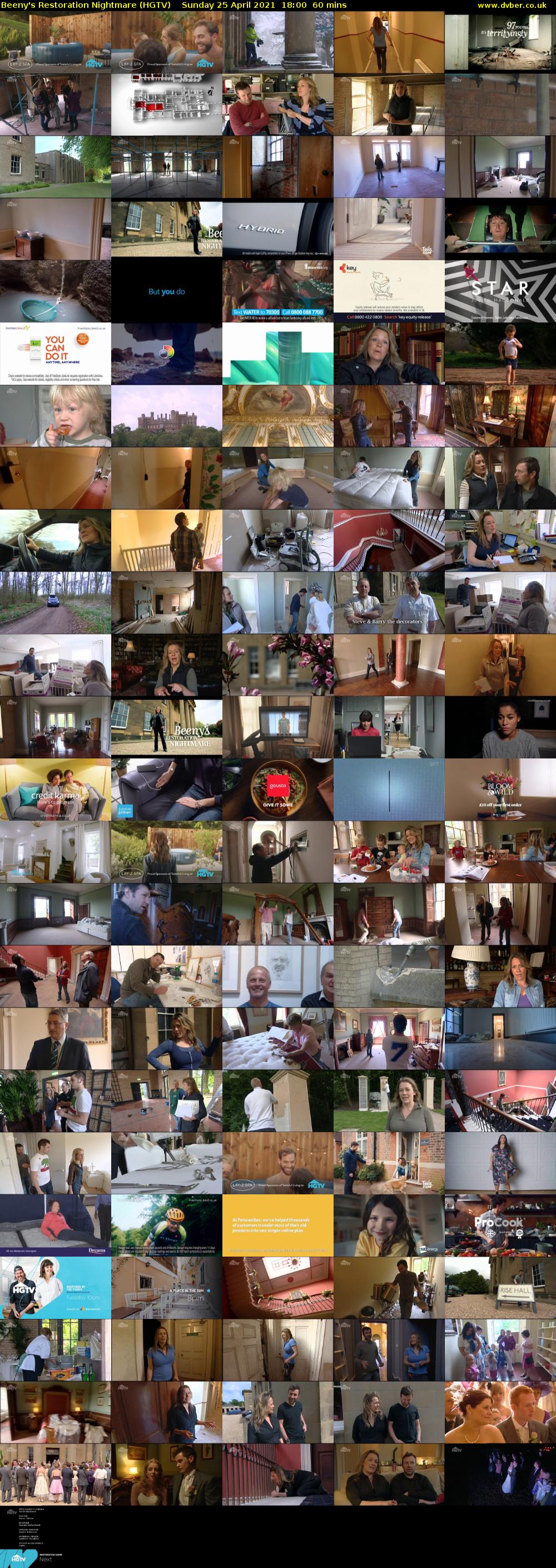 Beeny's Restoration Nightmare (HGTV) Sunday 25 April 2021 18:00 - 19:00