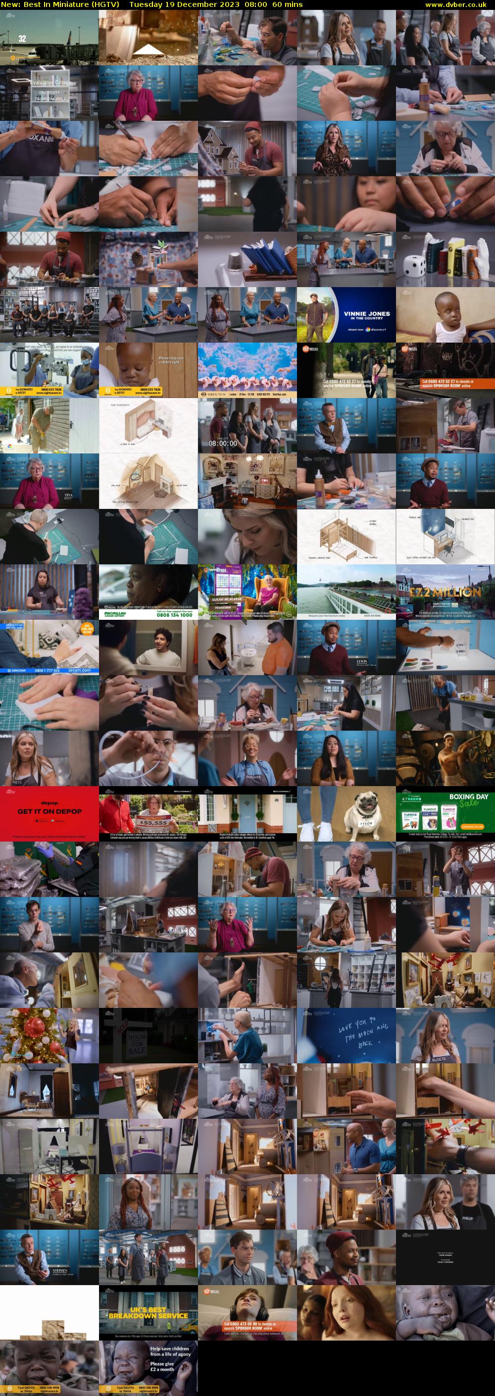 Best In Miniature (HGTV) Tuesday 19 December 2023 08:00 - 09:00
