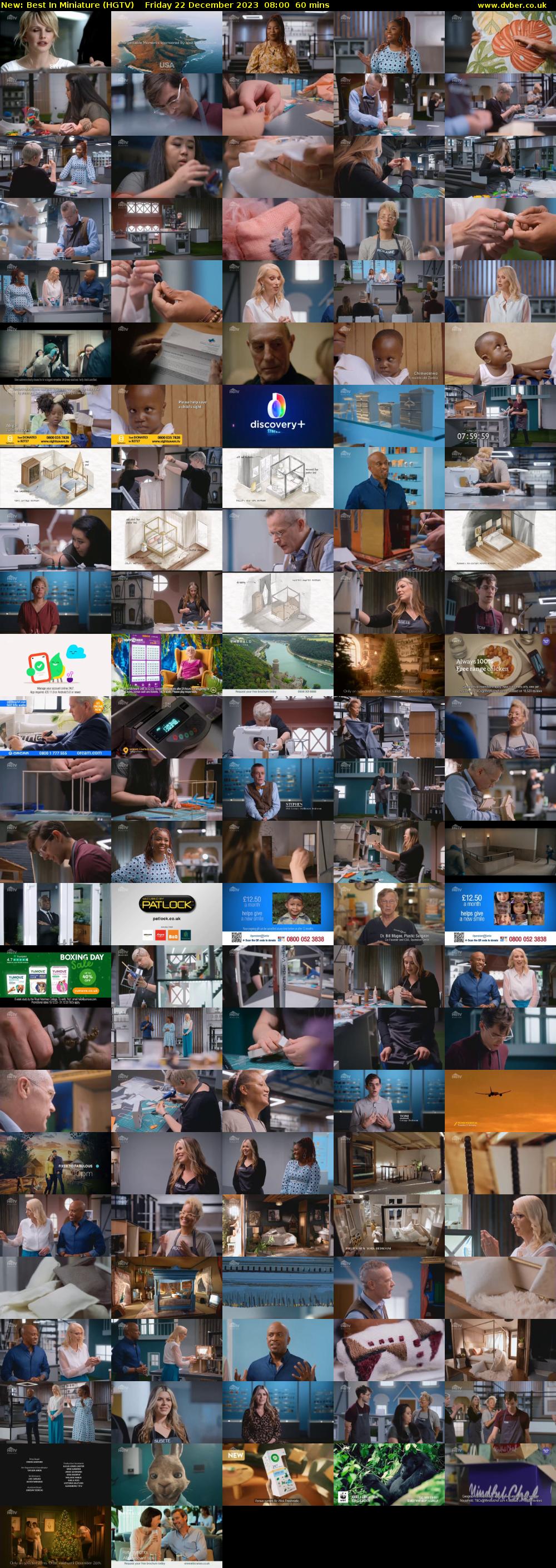 Best In Miniature (HGTV) Friday 22 December 2023 08:00 - 09:00