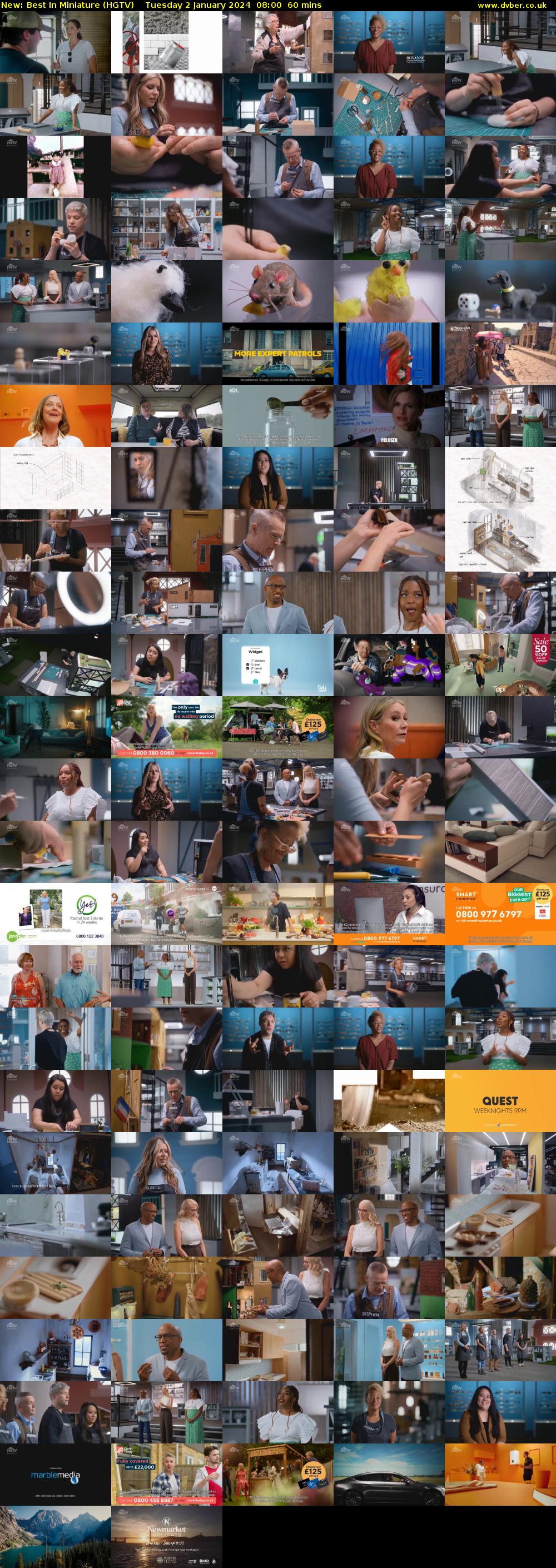 Best In Miniature (HGTV) Tuesday 2 January 2024 08:00 - 09:00