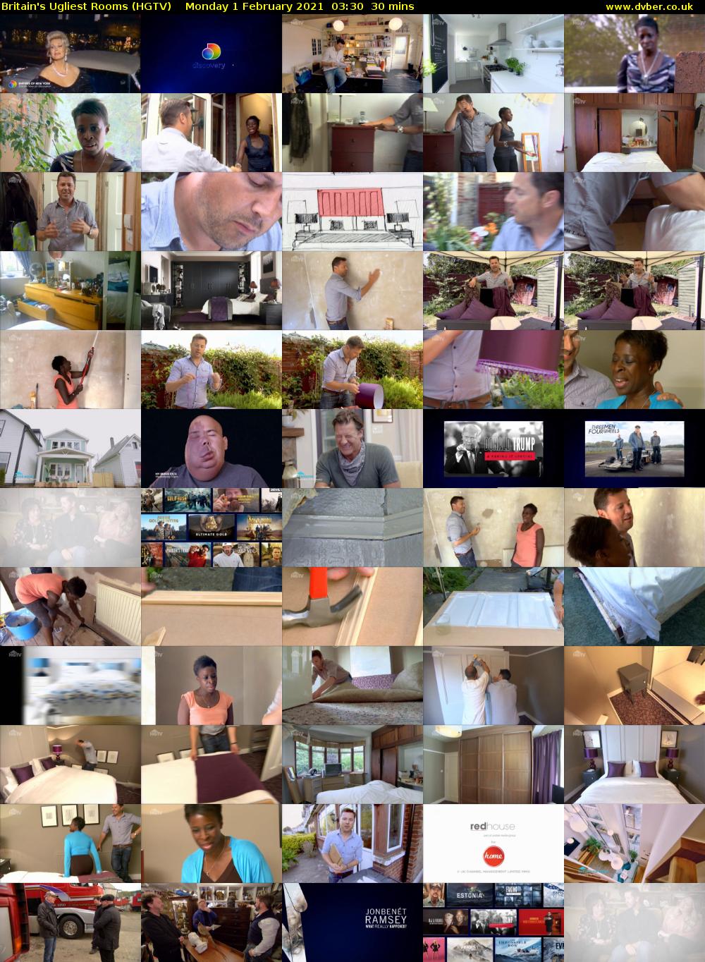 Britain's Ugliest Rooms (HGTV) Monday 1 February 2021 03:30 - 04:00