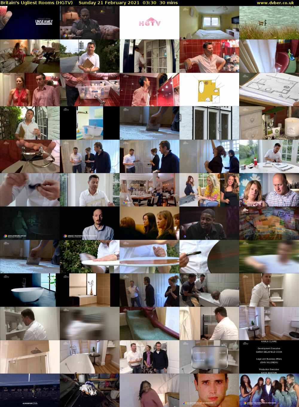 Britain's Ugliest Rooms (HGTV) Sunday 21 February 2021 03:30 - 04:00