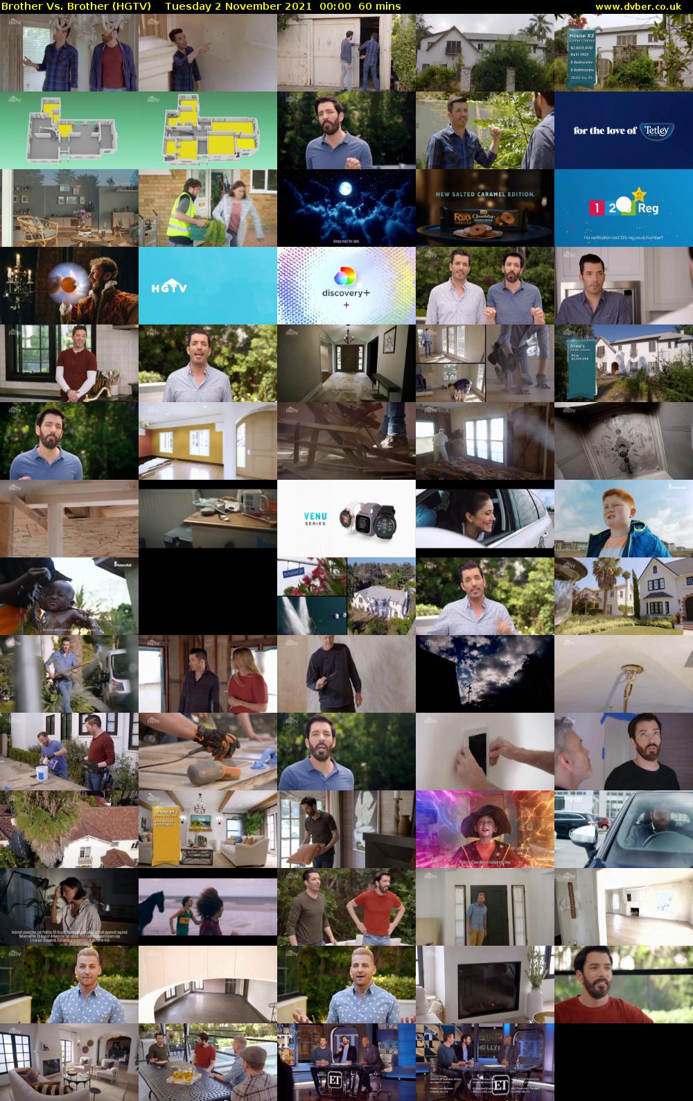 Brother Vs. Brother (HGTV) Tuesday 2 November 2021 00:00 - 01:00