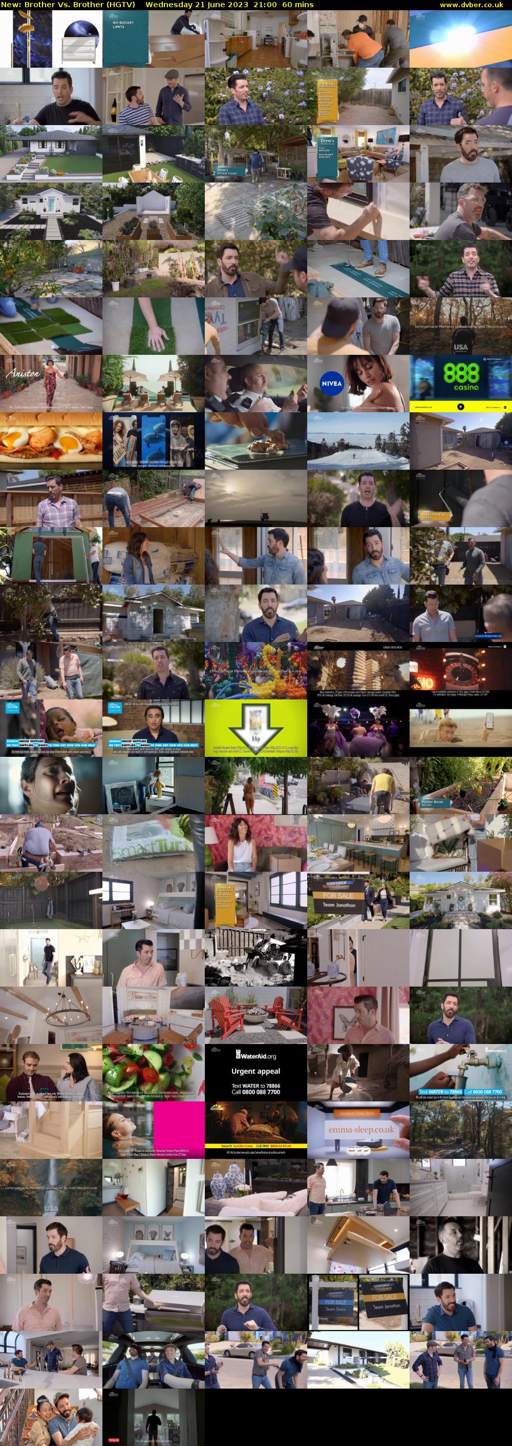 Brother Vs. Brother (HGTV) Wednesday 21 June 2023 21:00 - 22:00