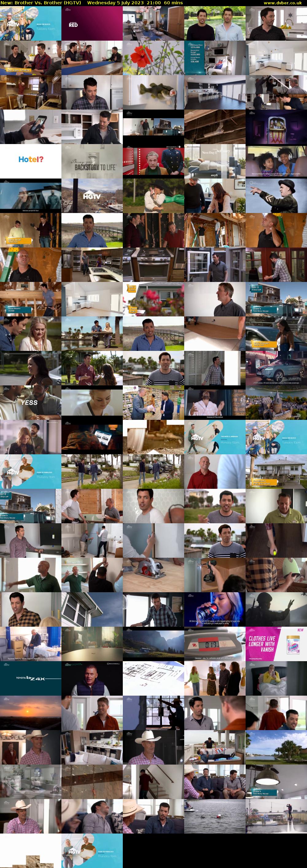 Brother Vs. Brother (HGTV) Wednesday 5 July 2023 21:00 - 22:00