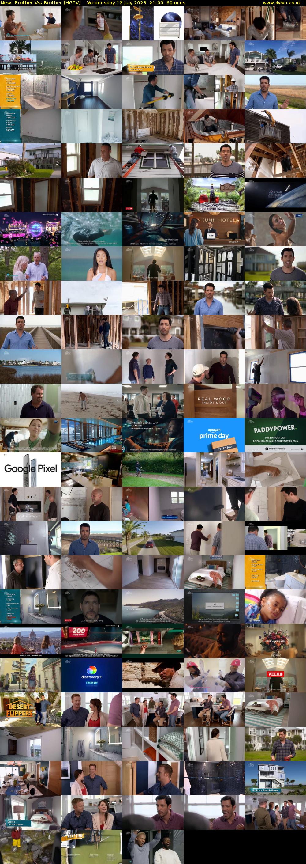 Brother Vs. Brother (HGTV) Wednesday 12 July 2023 21:00 - 22:00
