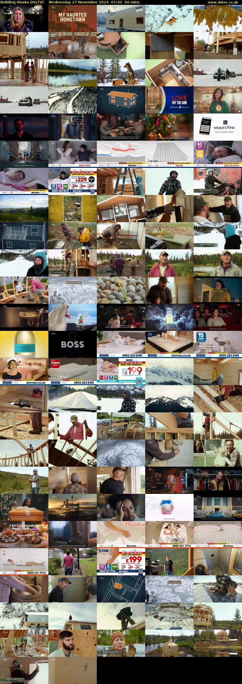 Building Alaska (HGTV) Wednesday 27 November 2024 01:00 - 02:00