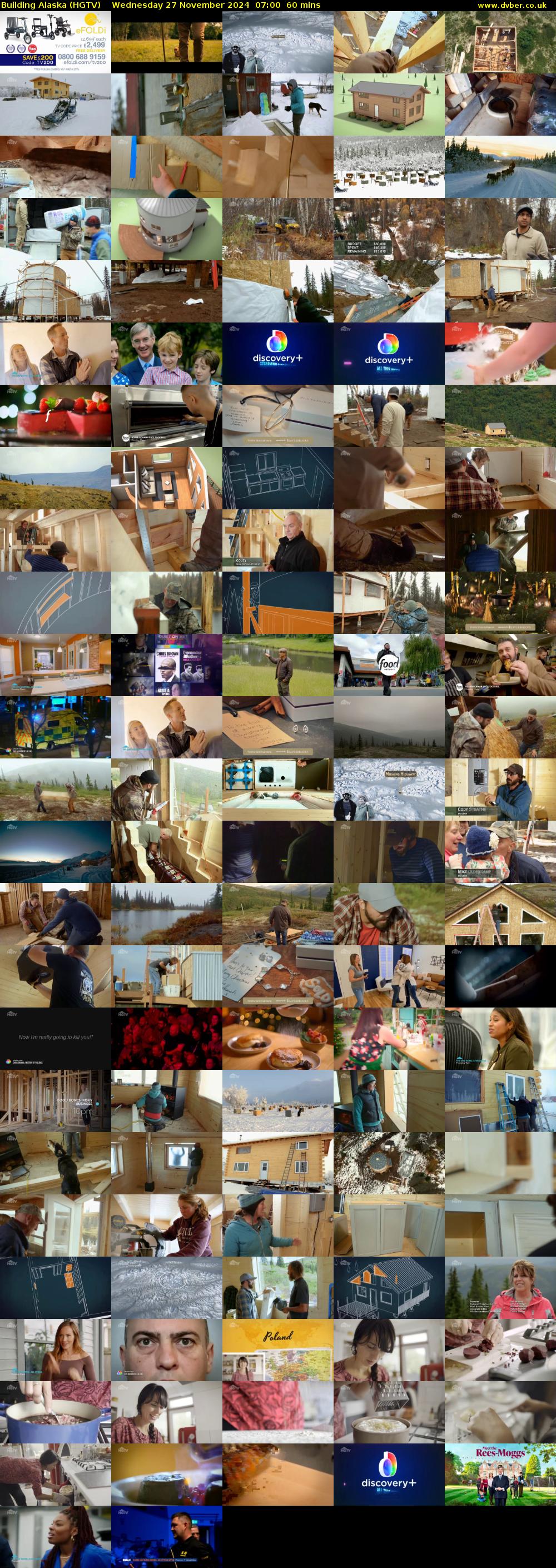 Building Alaska (HGTV) Wednesday 27 November 2024 07:00 - 08:00