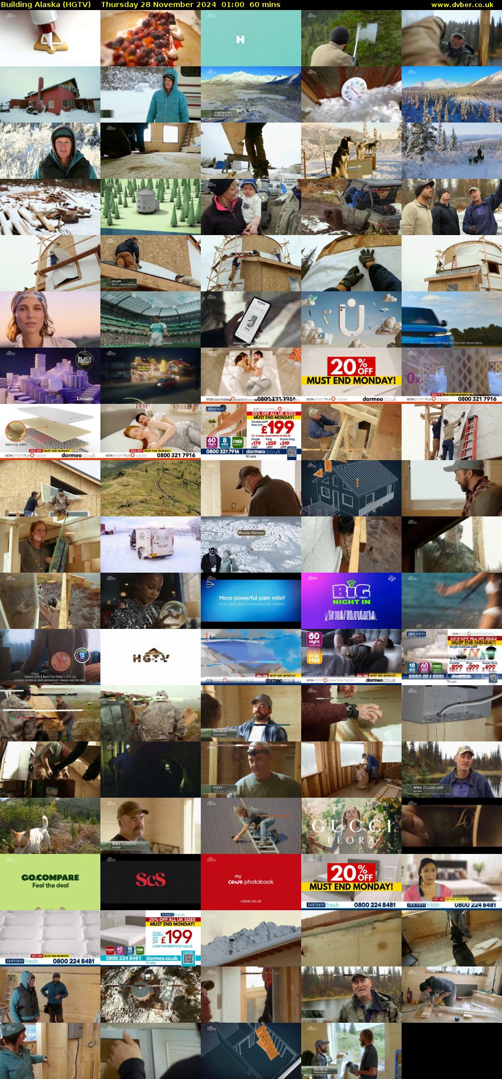 Building Alaska (HGTV) Thursday 28 November 2024 01:00 - 02:00