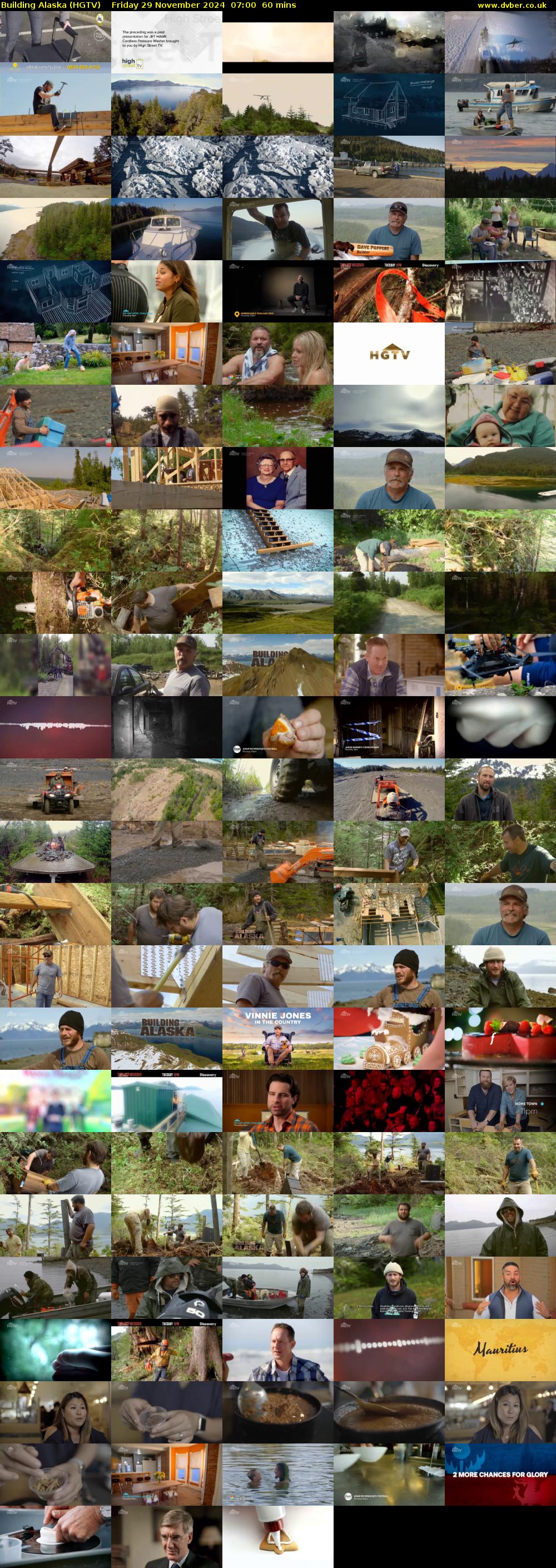 Building Alaska (HGTV) Friday 29 November 2024 07:00 - 08:00