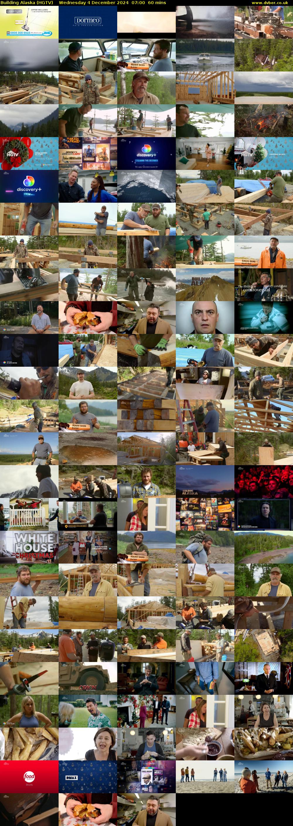Building Alaska (HGTV) Wednesday 4 December 2024 07:00 - 08:00