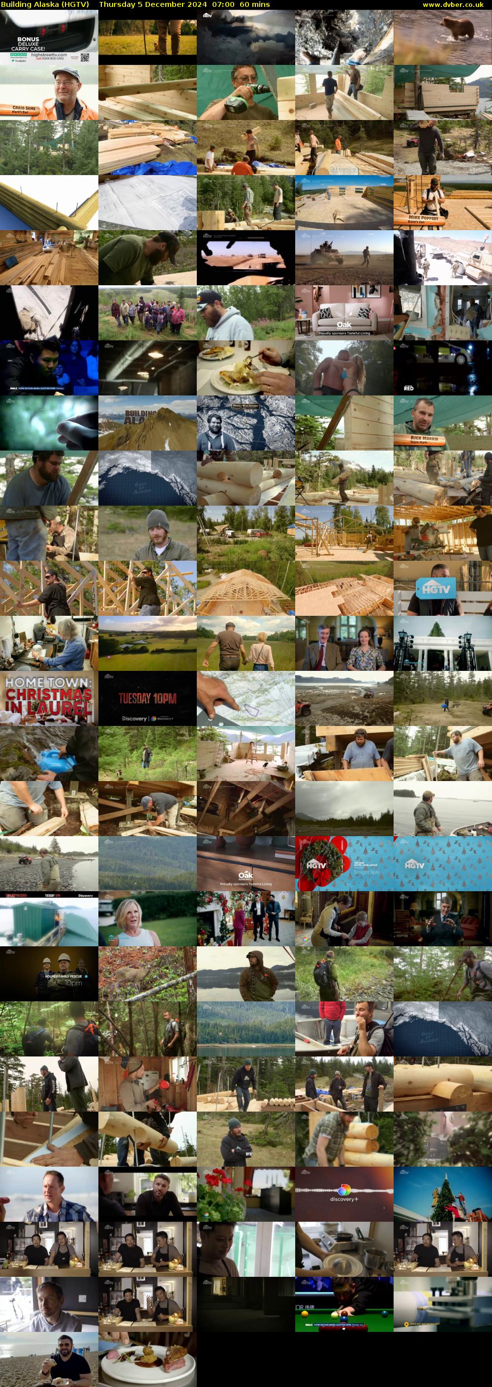 Building Alaska (HGTV) Thursday 5 December 2024 07:00 - 08:00